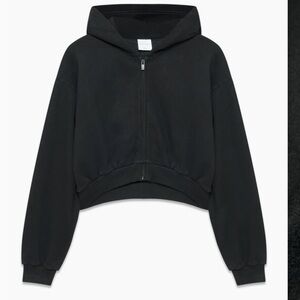 Cozy fleece mega cropped hoodie Aritzia